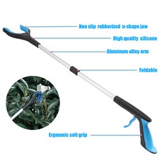 Grab Tool 32 Inch Foldable Grabber Outdoor and Indoor Trash Picker Grabber