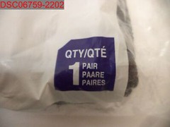 Medline Adult Dark Grey Bariatric Double-Tread Patient Slippers, One Size