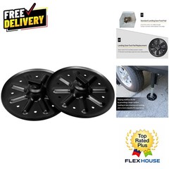 RV Foot Pad Replacement – 9″ Diameter Jack Feet – Corrosion-Resistant – 2 Pcs