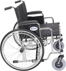 Drive Medical Sentra EC Heavy Duty Extra Wide Wheelchair with Various Arm…