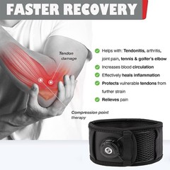 Elbow Sleeve Brace Wrap Adjustable Support Arm Arthritis Tendonitis Pain Relief