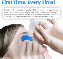 EziDrops Eye Drop Dispenser for Elderly – Suitable for All Ages – Easy-to-Use Ey