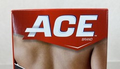 3M ACE Deluxe Back Stabilizer Lumbar Support Adjustable Back Brace Black.