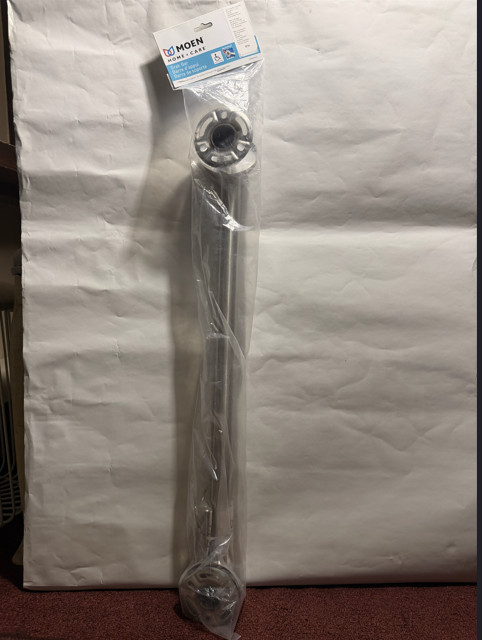 Moen 8724 Home Care Stainless 24″ Screw Grab Bar
