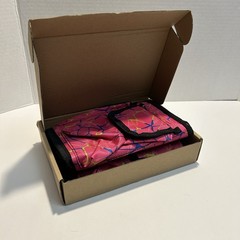 SupreGear Walker Bag Pink Geometric Multi Pocket Organizer Pouch NEW IN BOX