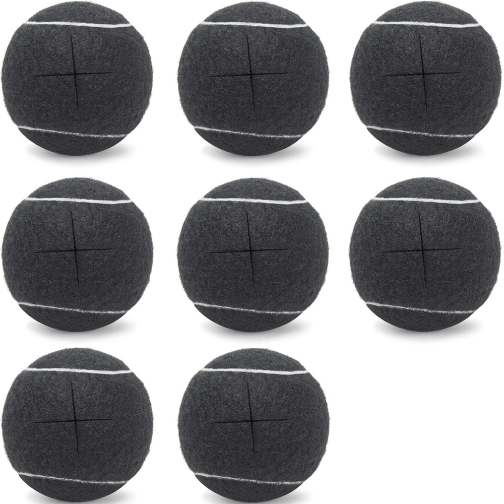 8PCS – Walker Glide Balls,Precut Tennis Balls for Furniture Legs Black