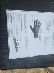Copper Compression CopperVibe Vibration Heat Therapy Gloves Black (1 Pair)