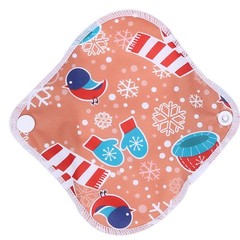 Menstrual Pad Reusable Waterproof Bamboo Charcoal Fiber Cloth Washable Women