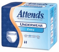 Attends Adult Absorbent Underwear Pull On Regular Absorbency XL – 28 Count