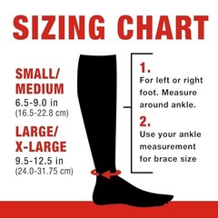 Ankle Support Brace Elastic Neoprene Heat Retention Full Range of Motion One