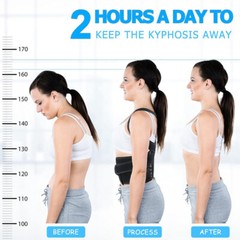 Adjustable Back Support Posture Safety Brace Shoulder Belt Vest Strap Men Women