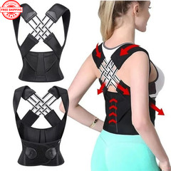 Back Brace Posture Corrector Adjustable Upper Back Shoulder Support Women Men