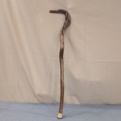 Handmade Rustic Natural Wood Twisted Walking Stick Cane Brown VG