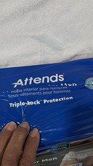 Attends Adult Incontinence Underwear Men L36”–52”Ultimate Absorbency 36 Ct Lot 2