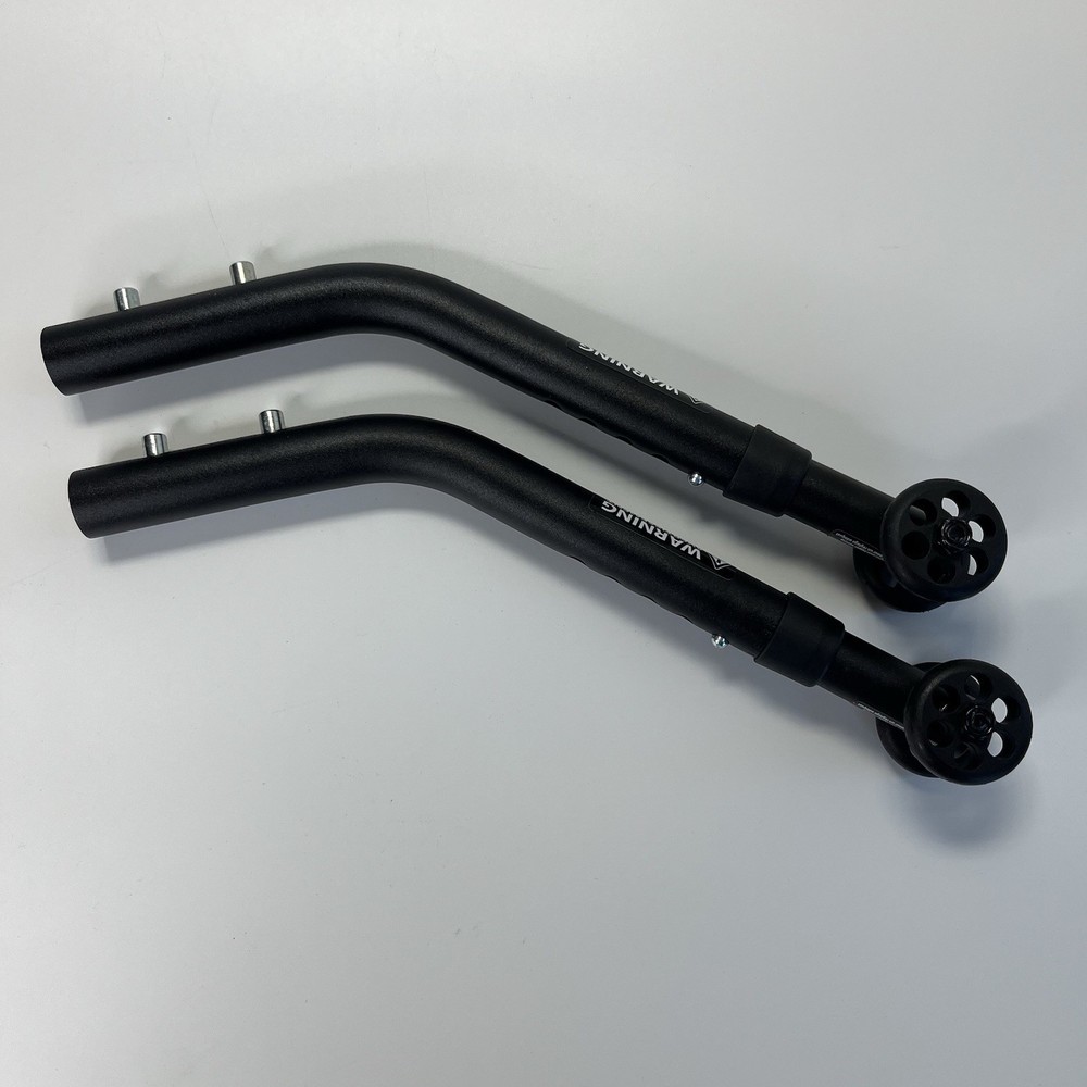 Motion Composites Helio A6 Wheelchair Anti-Tip Tubes Wheels