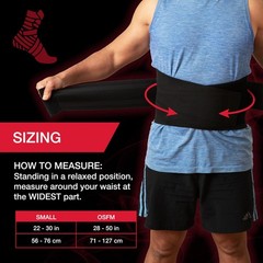 MUELLER Sports Medicine Adjustable Back Brace, Ideal for One Size, Black