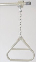 Invacare Bariatric Trapeze Bar, Triangle & Floor Stand 250lb Limit #7740P #7714P