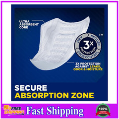 TENA Incontinence Guards for Men Overnight Super Absorbency 96 Ct Extra Coverage
