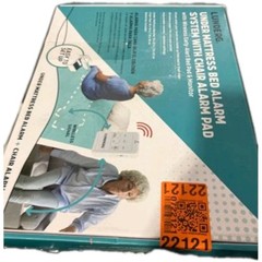 Lunderg Under Mattress Bed Alarm for Elderly Adults – Wireless Sensor Pad
