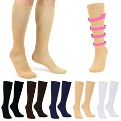 2/5 Pairs Copper Compression Socks 20-30mmHg Graduated Support Mens Womens S-XXL