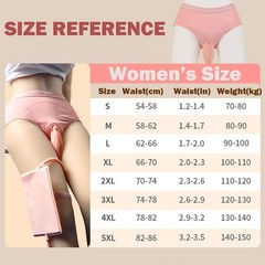 Female Wearable Urinal Bag Silicone Urine Catheter Portable Urine Collector M-XL