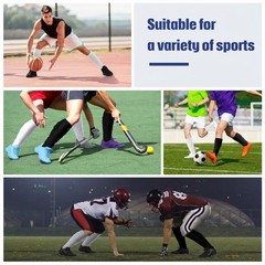 2 Pairs Calf Compression Sleeves Men Football Leg Sleeve Elastic Soccer Sleeves