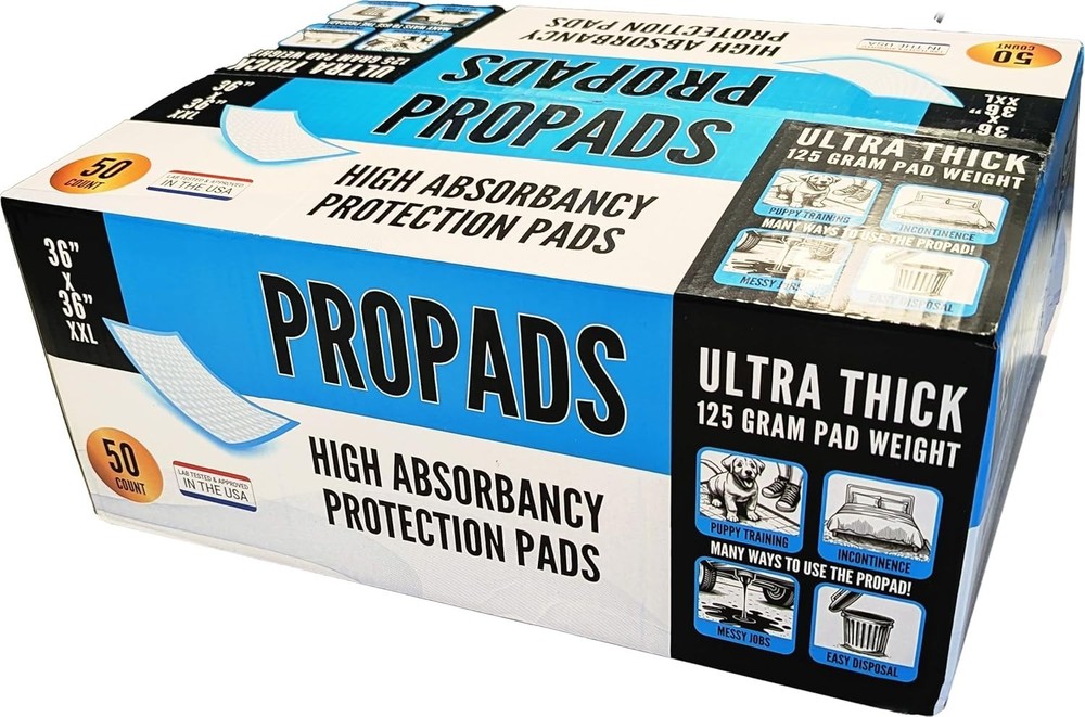 Disposable Bed Pads 36″ X 36″ (50 Count) Extra Large Leakproof Underpads for Inc