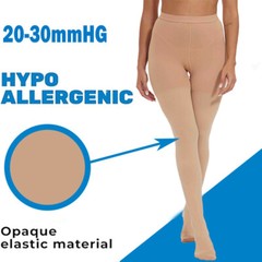 Pantimedias de compresión médica para mujeres Edema 20-30 mmHg venas varicosas