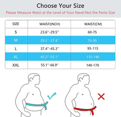 Lower Back Brace Copper Lumbar Support Waist Belt For Men Women Pain Relief