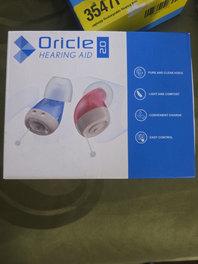Oricle Hearing Aid 2.0 – Model JH-A490 – New Open Box – Rechargeable Pair