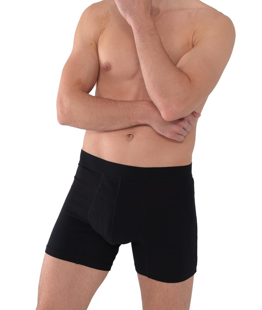 AIRCUTE Men Cotton Urinary Incontinence Underwear Absorbency Soft Boxers 4XL