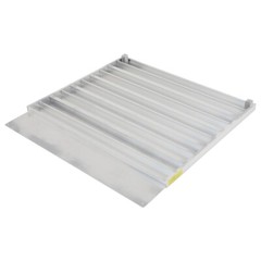 35.9″L x 36.25″W x 5.84″H Aluminum Threshold Ramp Portable Access 700LBS