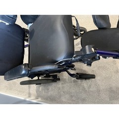 .Quickie Iris Tilt Wheelchair Space Modular Adult Blue Medical Tilt Rehab