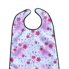 Adult Bibs for Eating Waterproof Full Protection for Elderly Women and Men White