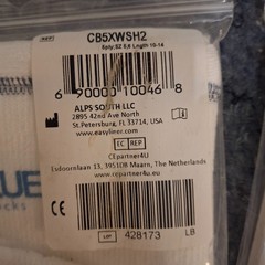 Cool Blue Prosthetic Socks 2-Pack Lot 5-Ply Size 5 6 Blue CB5XWSH2 SPS 428173