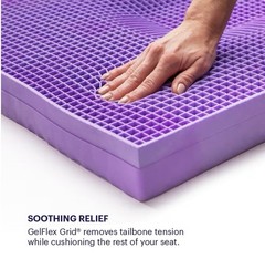 Open Box Purple Ultimate Seat Cushion Pressure Reducing Grid Office Chair Gaming
