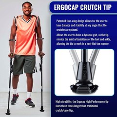 Ergobaum 7G by Ergoactives. 1 Pair 2 Units of Ergonomic Forearm Crutches – Ad…
