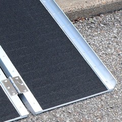 Titan Ramps 6 Foot Multi-Fold Aluminum Wheelchair Ramp, 600 Pound Capacity