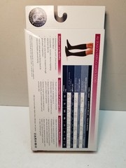 Sigvaris 242CMLM99-All Season Merino Wool Socks Black Knee Men’s ML 20-30mmHg