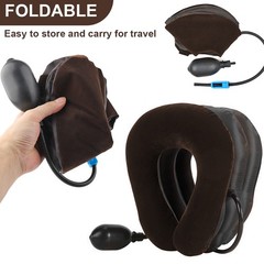 Cervical Neck Traction Device Collar Brace Support Pain Relief Stretcher Therapy