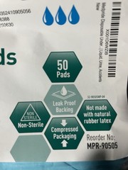 NEW Med Pride Disposable Underpads Large 23 X 36 Ultra Absorbent Pack Of 50 Pads