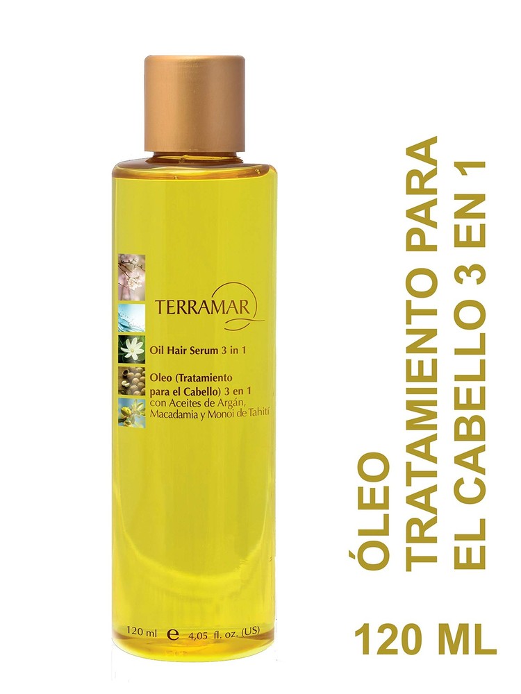 TERRAMAR Oleo Argan Oil Macadamia Monoi de Tahiti 4.05 Oz Hair & Skin
