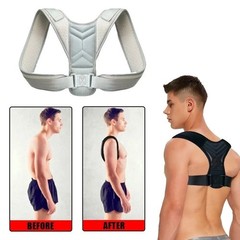 True Fit Posture Corrector Belt Adjustable Back Brace Straightener For Men Women