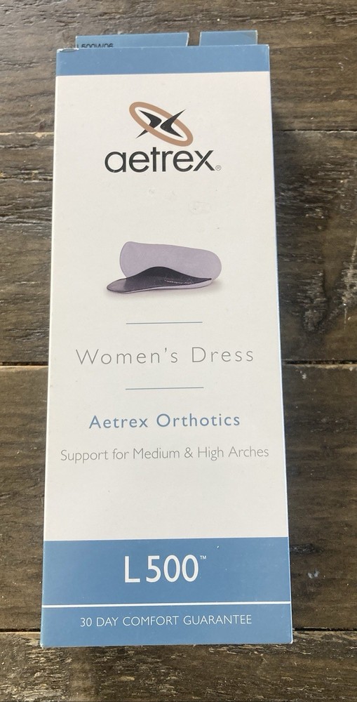 Aetrex Lynco Foot Orthotics Insoles For Women Dress Shoes Model L500 Size 6 New!