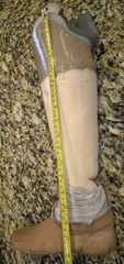 Vintage Prosthetic Leg Kingsley Left Leg Oddity Medical Display Halloween Prop