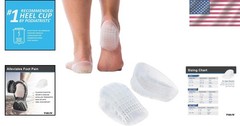Shock-Absorbing Heel Cushions (2 Pairs)
