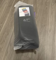 Cushion Lab Patented Pressure Relief Seat Cushion, Long Sitting, Memory, Black