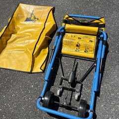 Evac Chair 300H – 400lbs Blue Yellow Emergency Stair Lift Chair With Cover NEW!