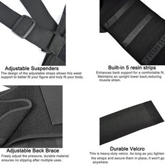 Back Support Belt Fajas Para Hombres De Trabajo Soporte Lower Control Brace