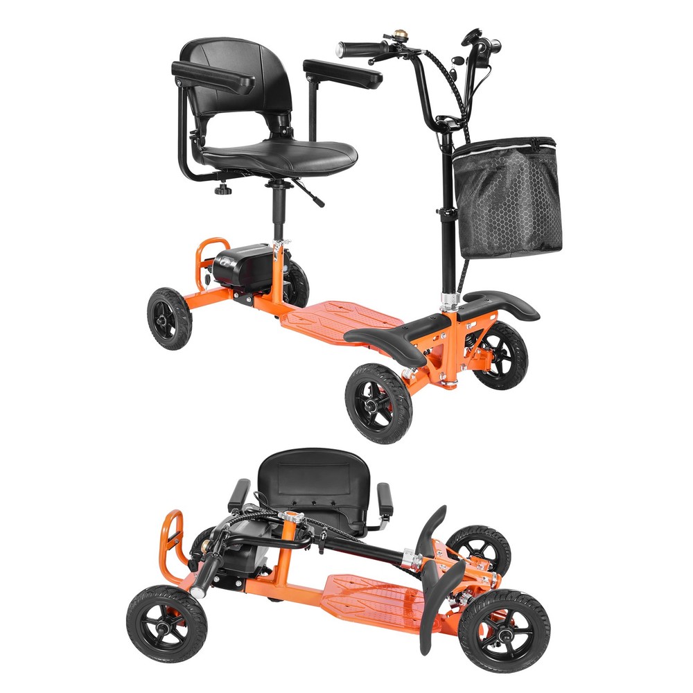 4-Wheel Folding Mobility Scooter for Adults, 265 lbs Load, 48V, 8″ Tires
